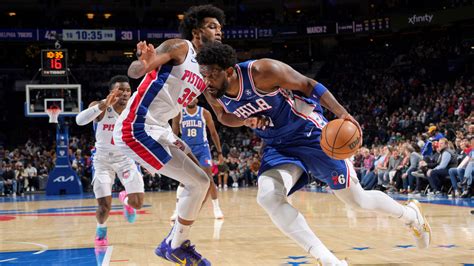 sixers live scores|Philadelphia 76ers vs. Detroit Pistons Live Score and Stats.